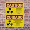 Signmission Radiation & Laser Sign, 14 in H x 10 in W, Plastic, Rectangle OS-2PACK-CR-P-1014-L-10167 - alternate 2